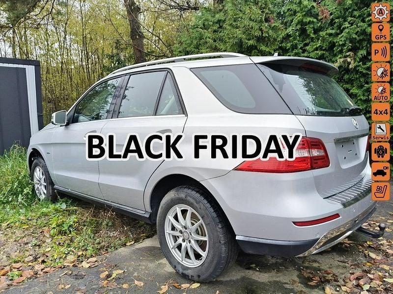 Srebrny Używany 2012 Mercedes ML350 SUV | 28 500 zł - Obraz 1/4