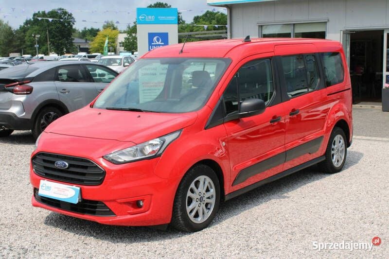 Czerwony Używany 2021 Ford Transit Trend Kombi | 64 900 zł (Dość drogi) - Obraz 1/4