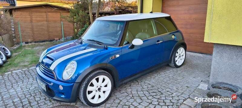 Niebieski Używany 2005 Mini Cooper S Hatchback | 16 000 zł (Super Cena) - Obraz 1/4