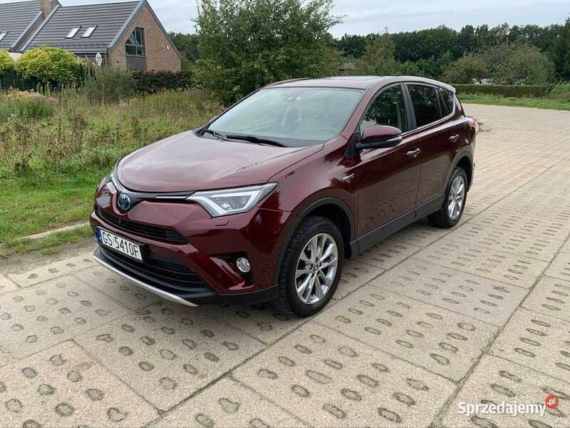 Bordowy Używany 2017 Toyota RAV4 Hybrid SUV | 79 900 zł (Super Cena) - Obraz 1/4