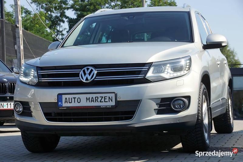 Beżowy Używany 2011 VW Tiguan SUV | 39 700 zł (Drogi) - Obraz 1/4