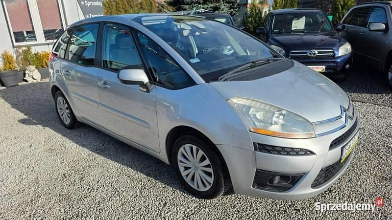 Srebrny (metalik, perła) Używany 2008 Citroën C4 Picasso Minivan | 11 800 zł (Uczciwa cena) - Obraz 1/3