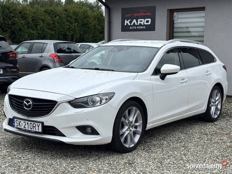 Biały Używany 2013 Mazda 6 Kombi | 48 990 zł (Dość drogi) - Obraz 1/4