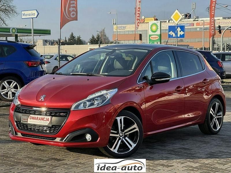 Czerwony Używany 2019 Peugeot 208 GT-line Hatchback | 38 900 zł (Super Cena) - Obraz 1/4