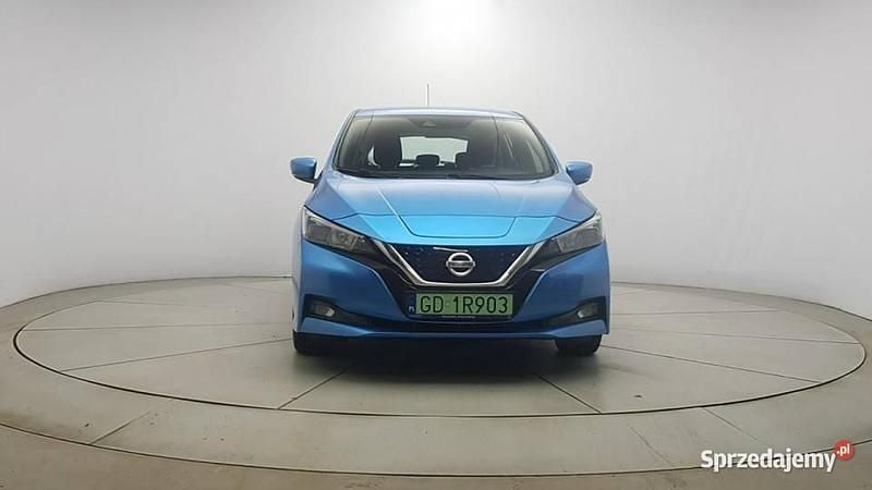Niebieski Używany 2021 Nissan Leaf Hatchback | 64 850 zł (Dobra cena) - Obraz 1/4
