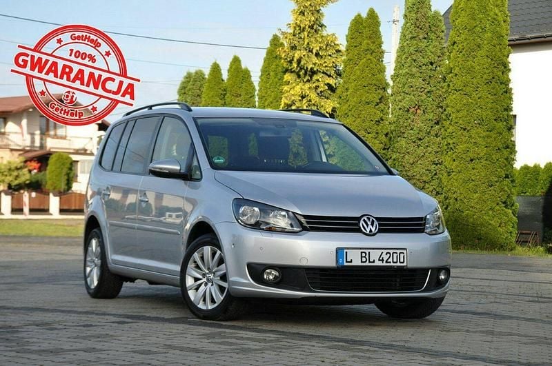 Szary Używany 2012 VW Touran Minivan | 29 900 zł (Uczciwa cena) - Obraz 1/4