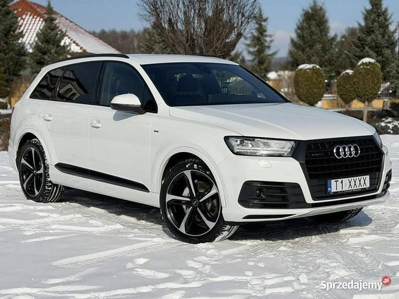 Używany Audi Q7 S-Line 218 KM (160 kW) 2017 Biały SUV