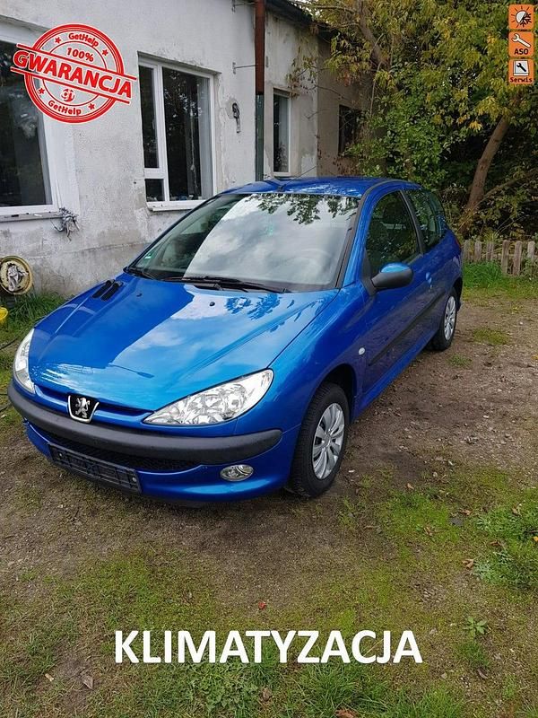 Niebieski Używany 2005 Peugeot 206 Hatchback | 6900 zł (Drogi) - Obraz 1/1