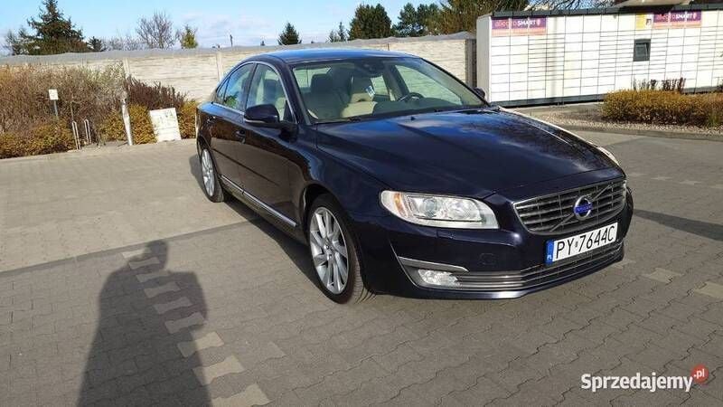 Granatowy Używany 2014 Volvo S80 Sedan/Limuzyna | 54 800 zł - Obraz 1/4