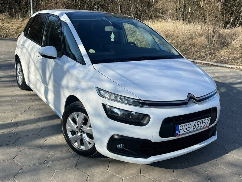 Biały Używany 2019 Citroën C4 SpaceTourer Minivan | 41 999 zł (Uczciwa cena) - Obraz 1/4