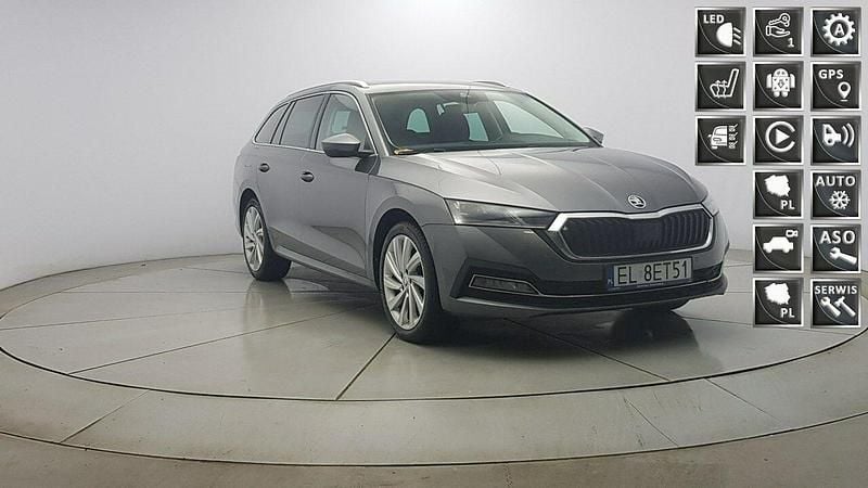 Szary (metalik) Używany 2022 Skoda Octavia Style Kombi | 84 850 zł (Dość drogi) - Obraz 1/4