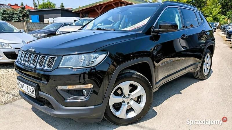 Czarny (metalik) Używany 2018 Jeep Compass SUV | 58 900 zł (Dobra cena) - Obraz 1/4