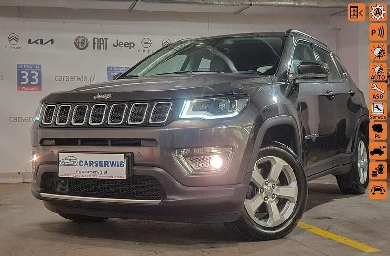 Grafitowy (metalik) Używany 2017 Jeep Compass SUV | 69 800 zł (Uczciwa cena) - Obraz 1/4