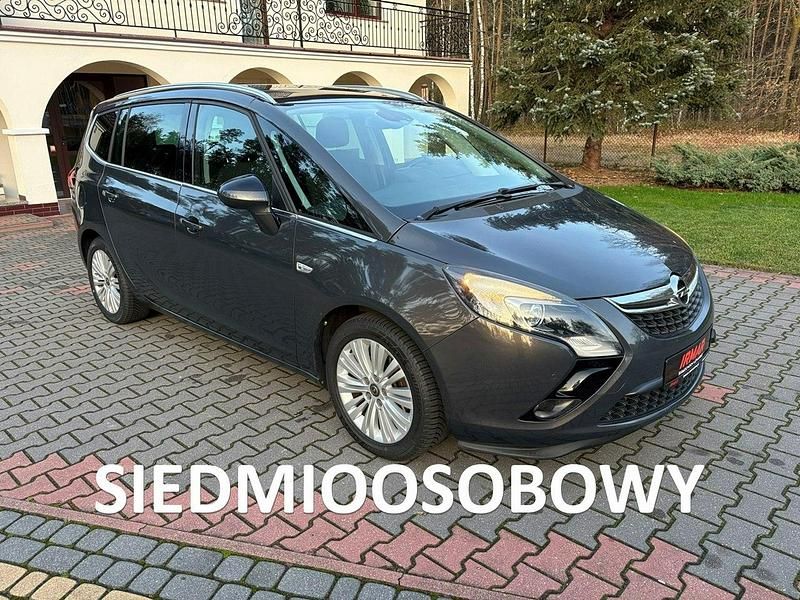 Szary Używany 2014 Opel Zafira Minivan | 34 000 zł (Uczciwa cena) - Obraz 1/4