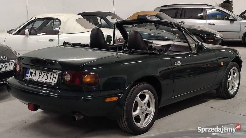 Zielony Używany 1996 Mazda MX5 Kabriolet | 41 900 zł - Obraz 1/4