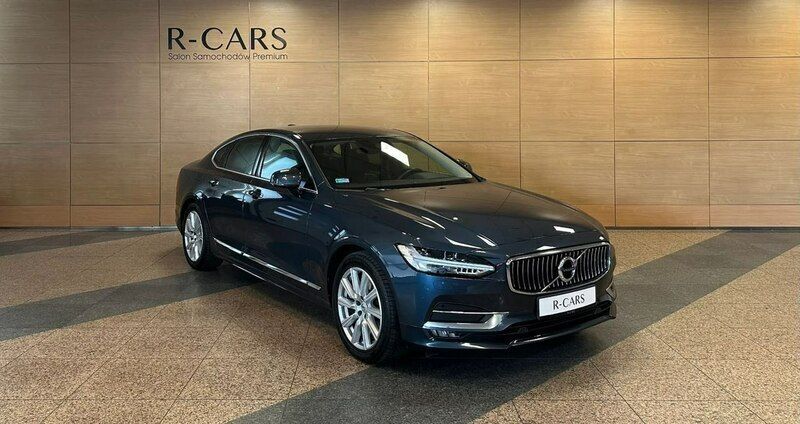 Niebieski (metalik) Używany 2018 Volvo S90 Sedan/Limuzyna | 119 500 zł (Uczciwa cena) - Obraz 1/4