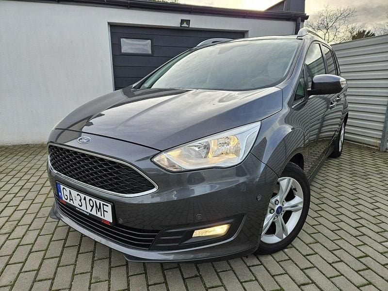 Grafitowy Używany 2015 Ford Grand C-Max Minivan | 28 800 zł (Dobra cena) - Obraz 1/4