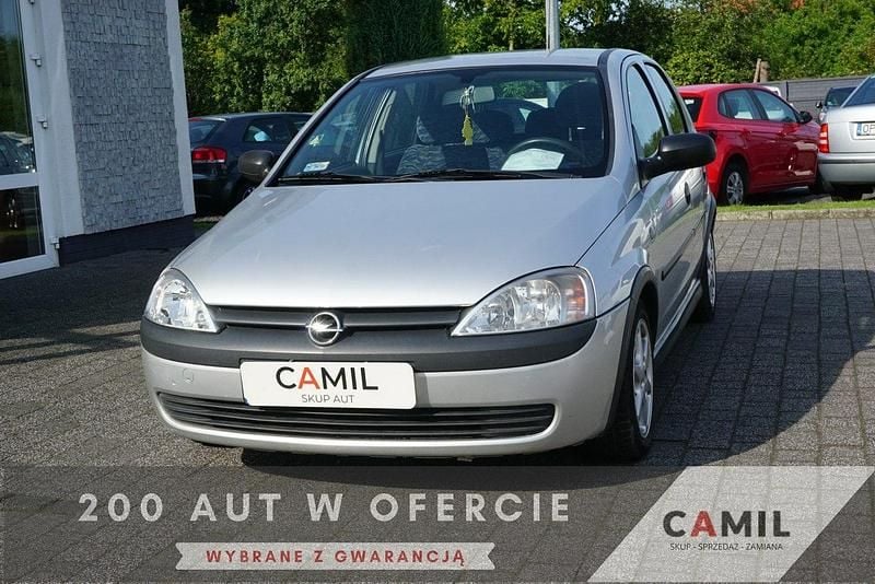 Srebrny Używany 2002 Opel Corsa Hatchback | 5500 zł - Obraz 1/3