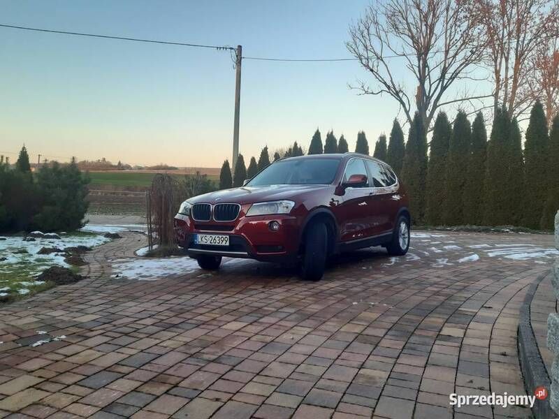 Bordowy Używany 2012 BMW X3 SUV | 43 500 zł (Drogi) - Obraz 1/4