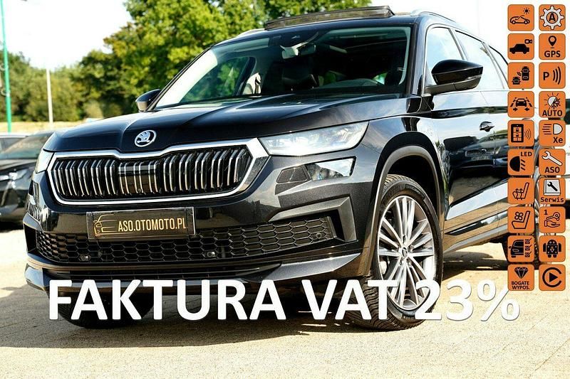 Czarny Używany 2022 Skoda Kodiaq LAURIN & KLEMENT SUV | 134 700 zł (Dość drogi) - Obraz 1/4