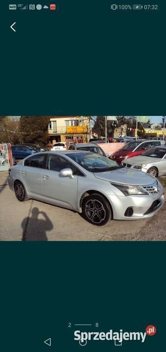 Srebrny Używany 2014 Toyota Avensis Sedan/Limuzyna | 39 800 zł - Obraz 1/4