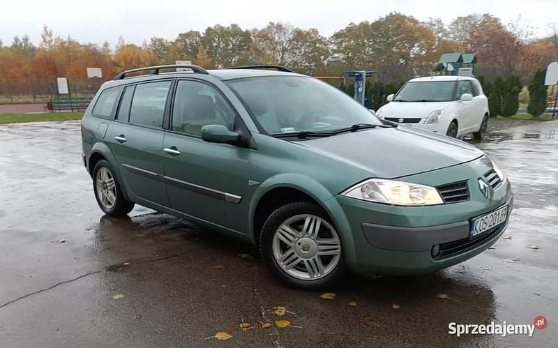 Zielony Używany 2004 Renault Mégane GrandTour Kombi | 1400 zł - Obraz 1/4