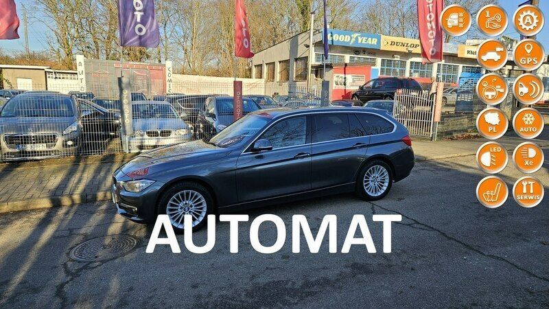 Szary Używany 2013 BMW 320 Luxury Line Kombi | 37 900 zł (Uczciwa cena) - Obraz 1/4