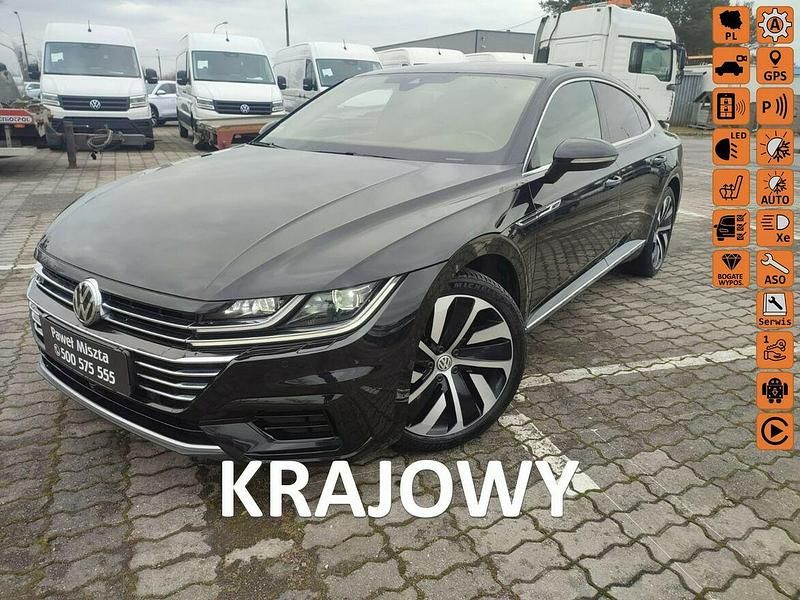 Czarny Używany 2020 VW Arteon R-line Sedan/Limuzyna | 142 900 zł - Obraz 1/4
