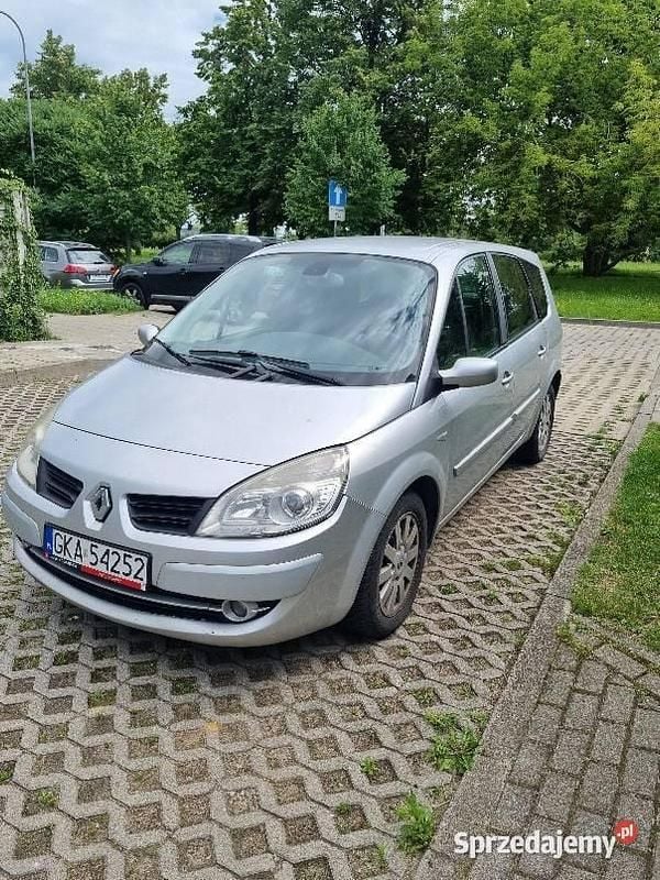 Srebrny Używany 2007 Renault Grand Scénic II Minivan | 6500 zł - Obraz 1/4