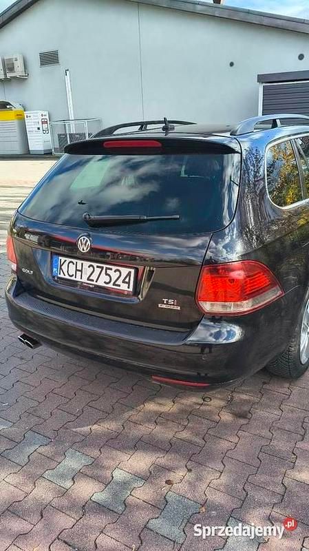 Czarny Używany 2010 VW Golf VI Kombi | 21 900 zł (Drogi) - Obraz 1/4