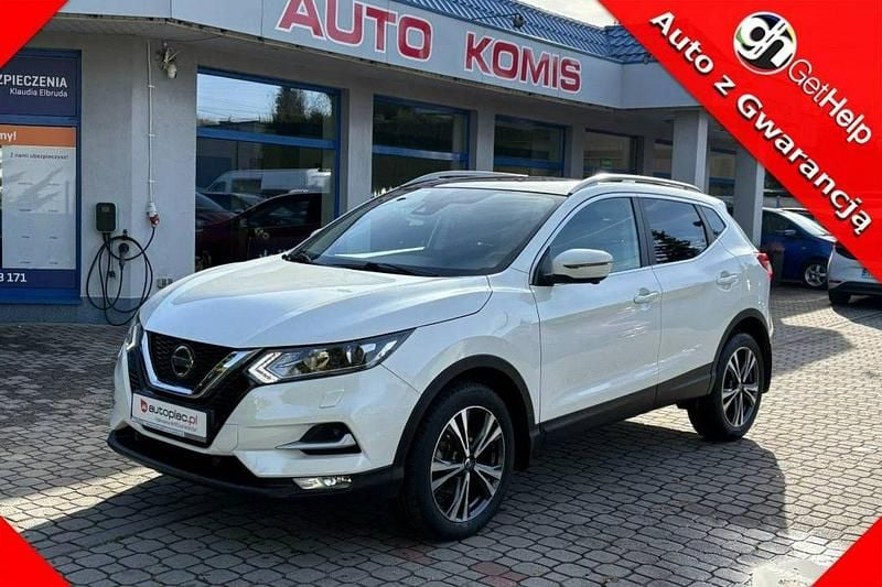 Biały Używany 2019 Nissan Qashqai SUV | 65 900 zł (Dobra cena) - Obraz 1/4