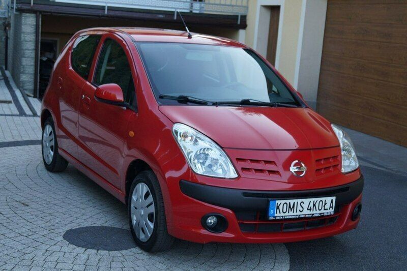 Czerwony (metalik) Używany 2009 Nissan Pixo Hatchback | 8900 zł (Uczciwa cena) - Obraz 1/4