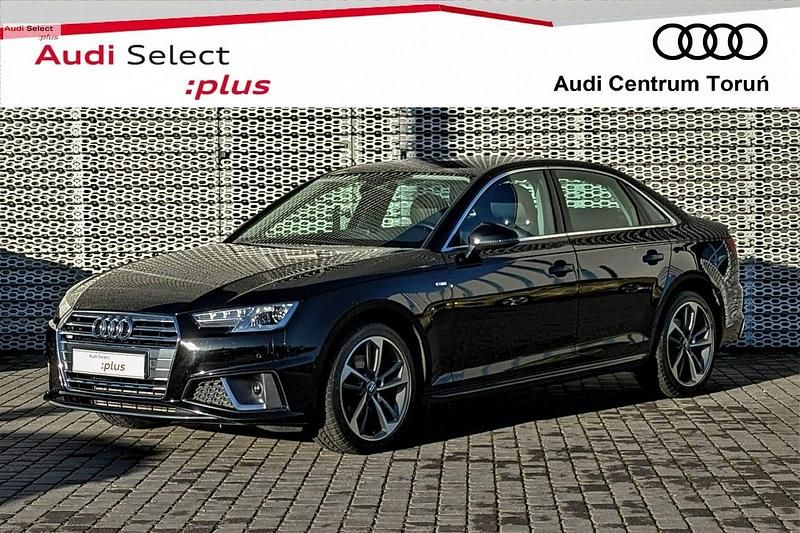 Czarny (metalik) Używany 2018 Audi A4 Sedan/Limuzyna | 119 900 zł - Obraz 1/1