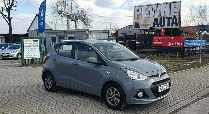 Szary Używany 2014 Hyundai i10 Hatchback | 29 500 zł (Dość drogi) - Obraz 1/4