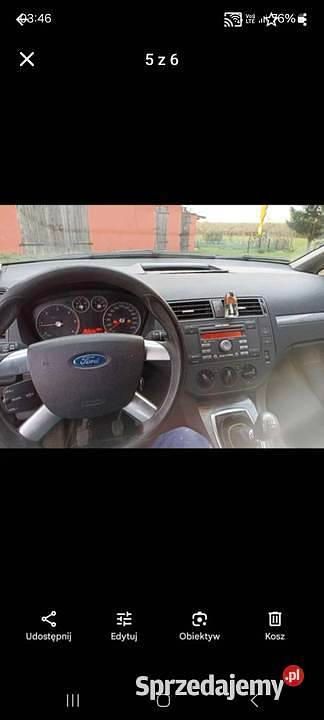 Granatowy Używany 2007 Ford C-MAX Minivan | 2900 zł - Obraz 1/4