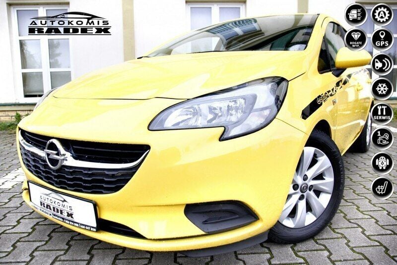 Żółty Używany 2015 Opel Corsa Hatchback | 37 900 zł (Uczciwa cena) - Obraz 1/4