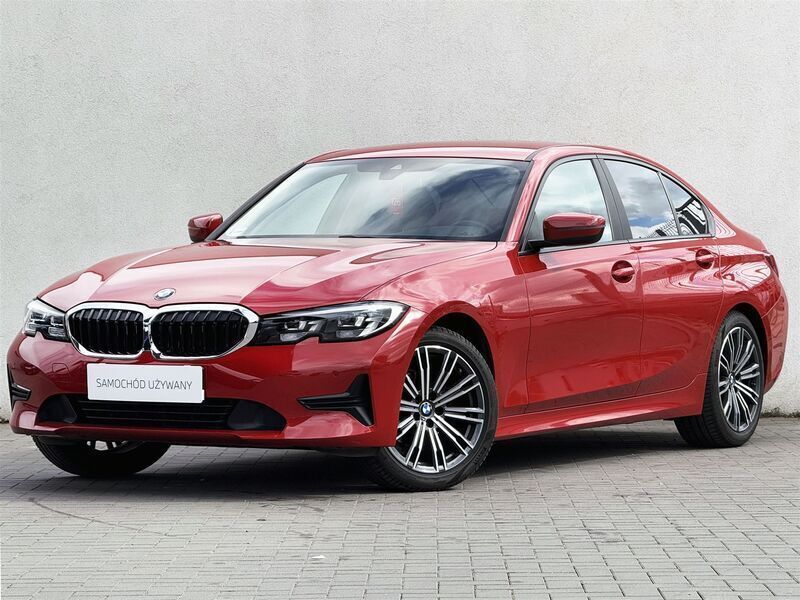Czerwony melbourne metalizowany Używany 2021 BMW 318 Advantage Sedan/Limuzyna | 119 900 zł (Uczciwa cena) - Obraz 1/3