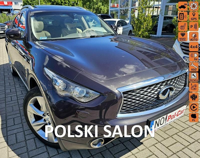 Fioletowy Używany 2018 Infiniti QX70 SUV | 77 900 zł - Obraz 1/4