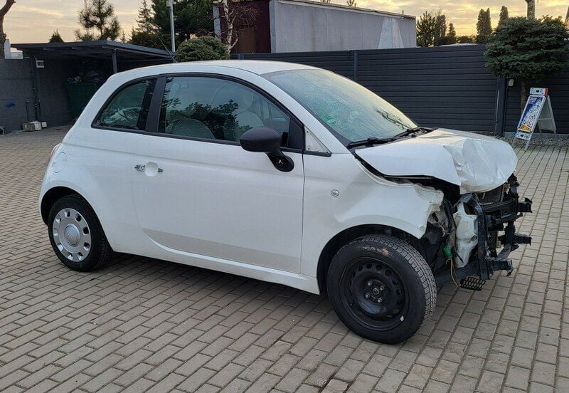 Biały Używany 2012 Fiat 500 Hatchback | 4900 zł - Obraz 1/4