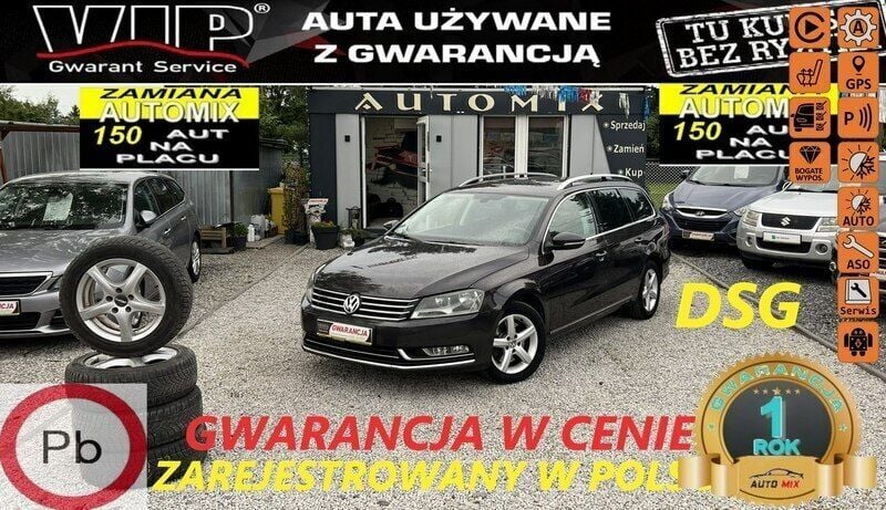 Brązowy (metalik, perła) Używany 2010 VW Passat Sedan/Limuzyna | 26 900 zł (Drogi) - Obraz 1/2