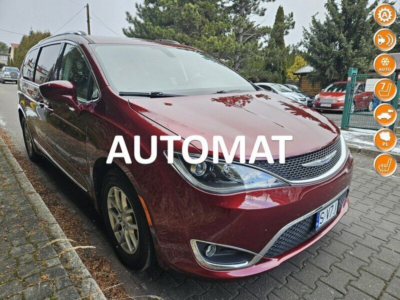 Bordowy Używany 2020 Chrysler Pacifica SUV | 81 900 zł - Obraz 1/4