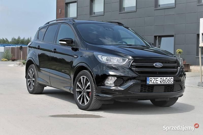 Czarny Używany 2019 Ford Kuga ST-Line SUV | 79 000 zł (Uczciwa cena) - Obraz 1/4