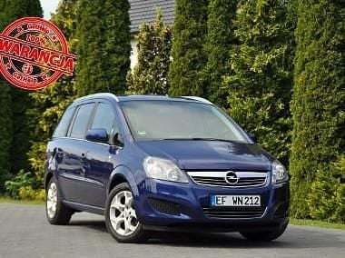 Niebieski Używany 2010 Opel Zafira Minivan | 19 900 zł (Uczciwa cena) - Obraz 1/4