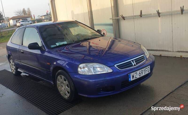 Niebieski Używany 1999 Honda Civic Hatchback | 4000 zł - Obraz 1/2
