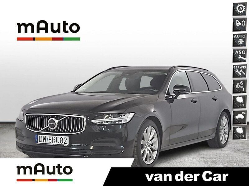 Czarny Używany 2022 Volvo V90 Core Kombi | 149 900 zł - Obraz 1/4
