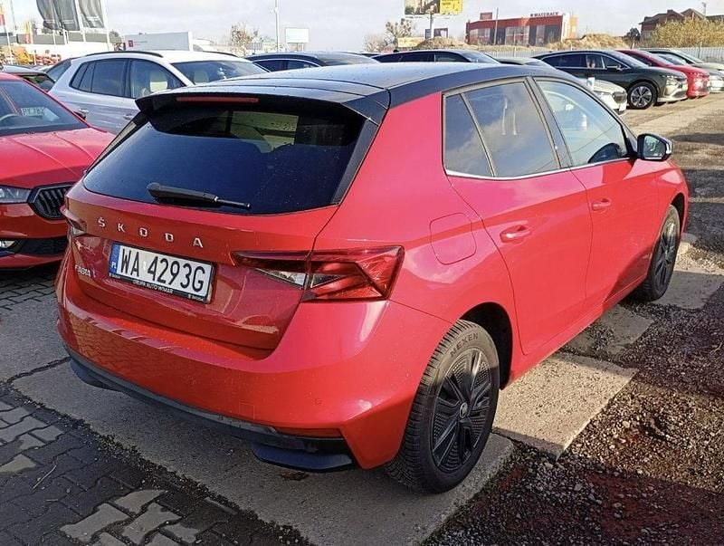 Używany Skoda Fabia Style 110 KM (80 kW) 2021 Czerwony Hatchback