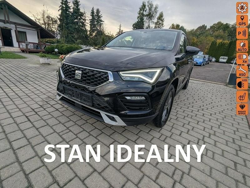 Czarny Używany 2021 Seat Ateca SUV | 86 900 zł (Uczciwa cena) - Obraz 1/4