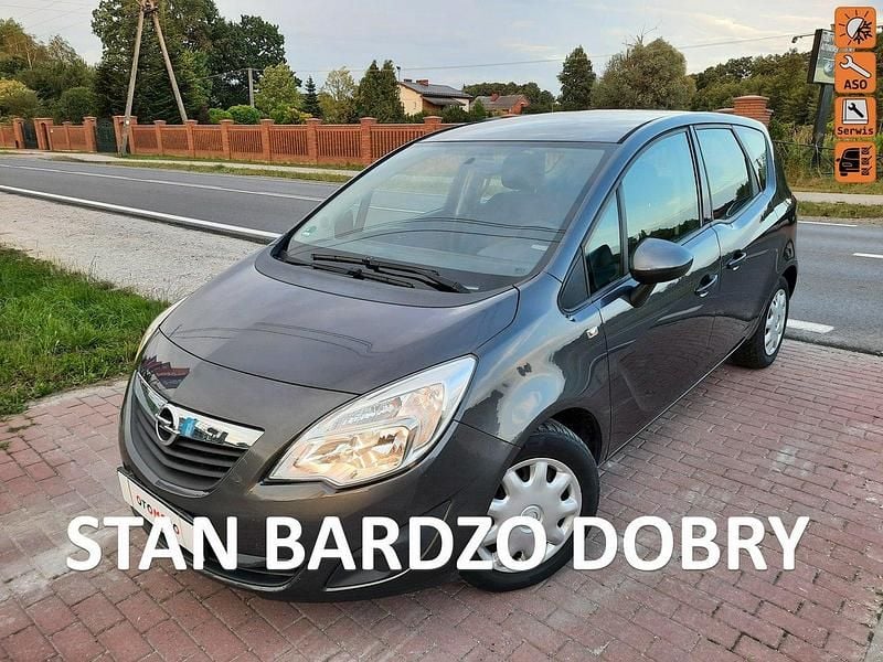 Szary (metalik) Używany 2010 Opel Meriva Minivan | 18 800 zł - Obraz 1/4