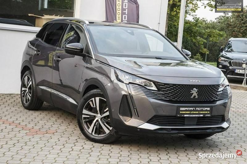 Szary Używany 2022 Peugeot 3008 GT-line SUV | 94 899 zł - Obraz 1/4
