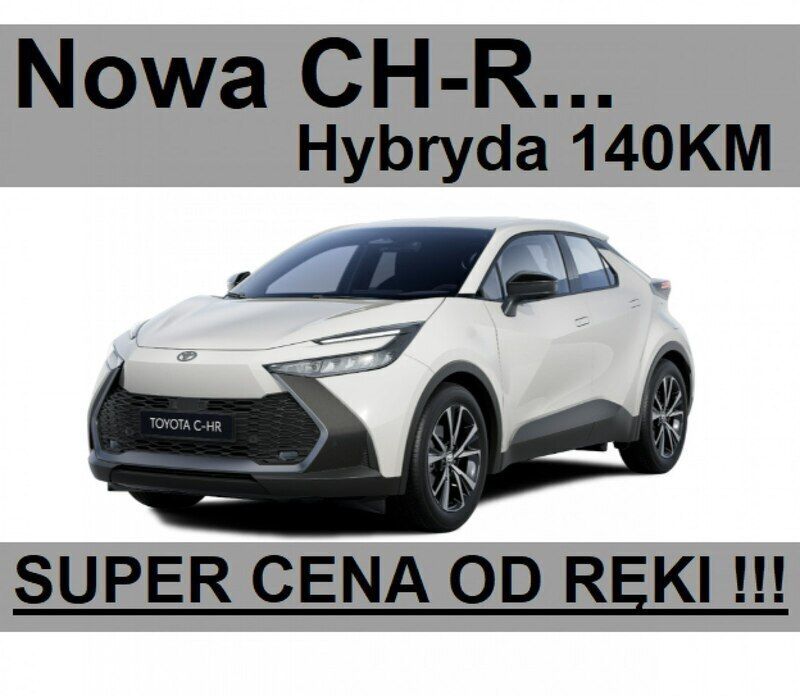 Biały Nowe 2024 Toyota C-HR Style SUV | 144 900 zł (Uczciwa cena) - Obraz 1/4